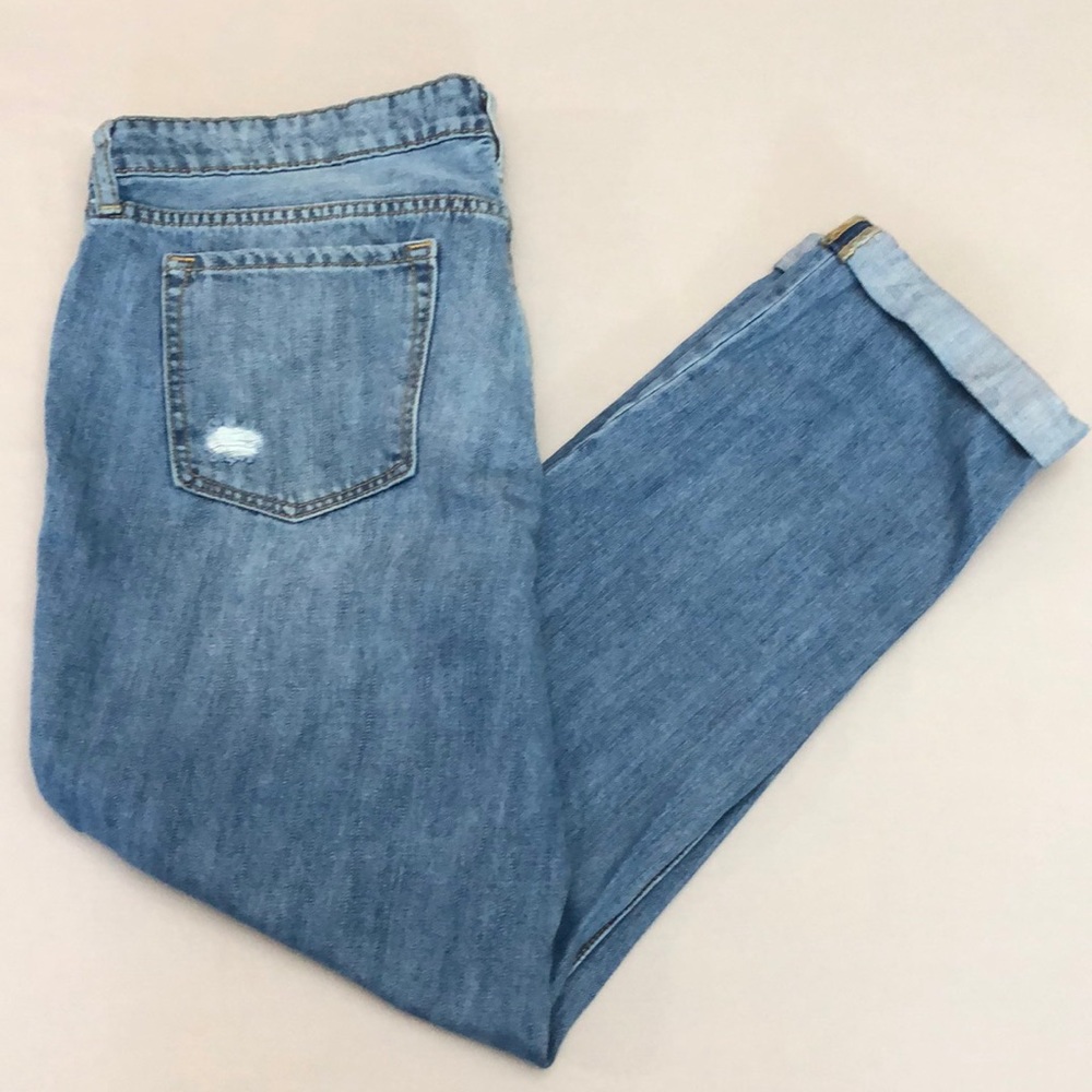 GAP Sz 14 Boyfriend Fit Damaged Jeans - Picture 9 of 10